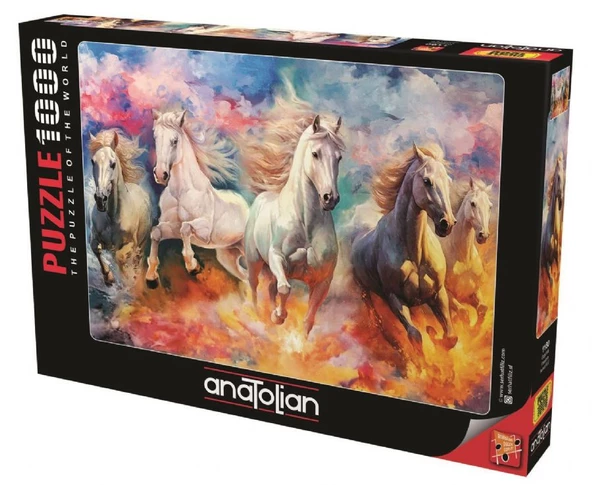 Anatolian 1000 Parça Özgürlük Puzzle - Koşan Atlar - Serhat Filiz ürün görseli 1