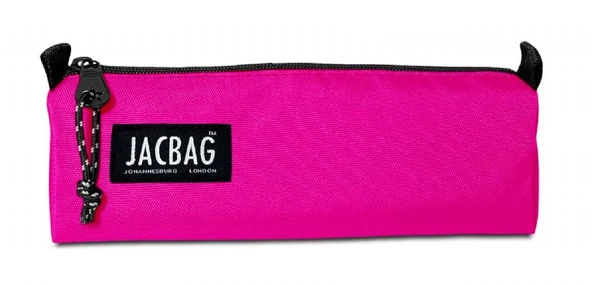 Jacbag Pembe Kız Çocuk Tek Bölmeli Üçgen Okul ve Ofis Kalem Kutusu ürün görseli 1