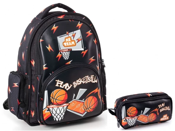 Me Çanta Me Team Play Basketbol Okul Sırt Çantası ve Kalemlik Seti ürün görseli 1