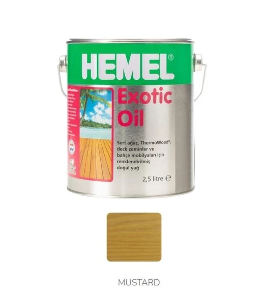 Hemel Exotic Oil 2,5lt  Mustard ürün görseli 1