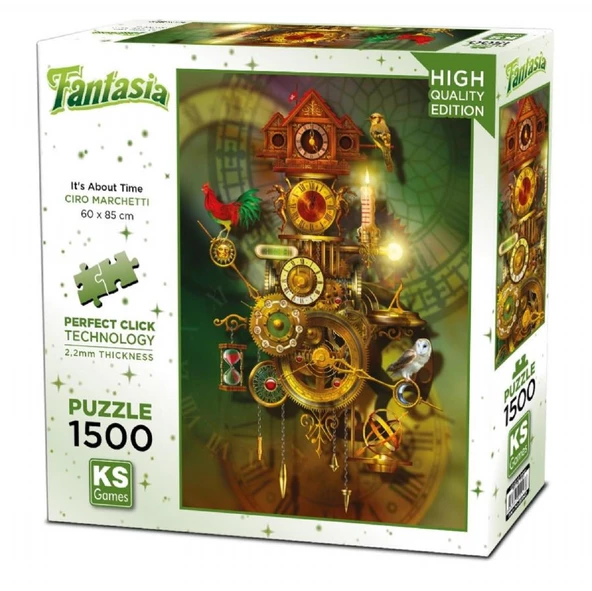 Ks Games 1500 Parça Its About Time Puzzle - Ciro Marchetti ürün görseli 1