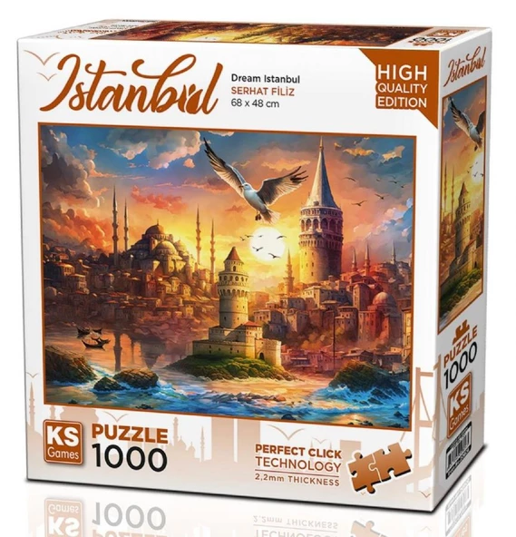 Ks Games 1000 Parça İstanbul Rüyası Puzzle - Serhat Filiz ürün görseli 1