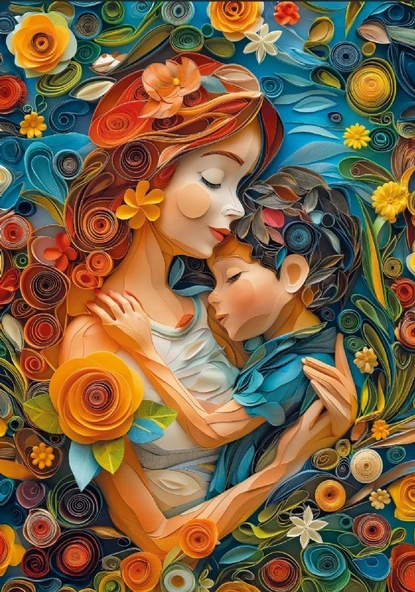 Ks Games 1000 Parça Mothers Hug Puzzle - David Fairchild ürün görseli 1