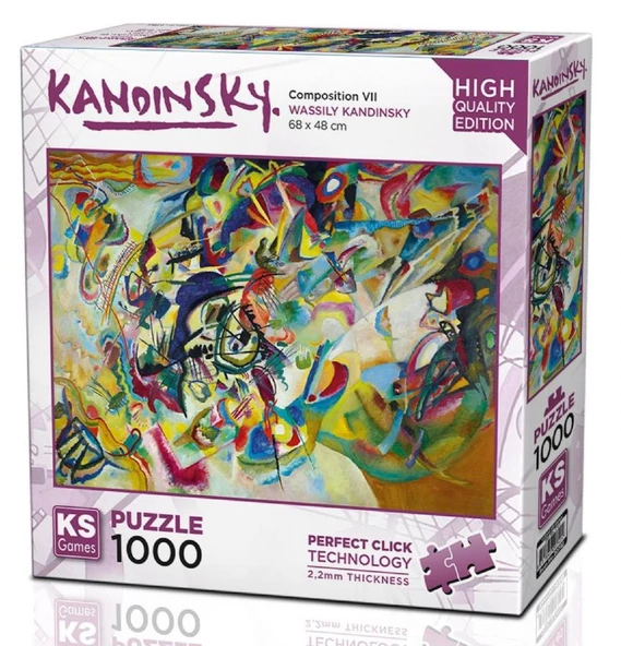 Ks Games 1000 Parça Composition VII Puzzle - Wassily Kandinsky ürün görseli 1