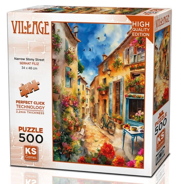 PTTAVM: Ks Games 500 Parça Dar Taşlı Sokak Puzzle - Serhat Filiz