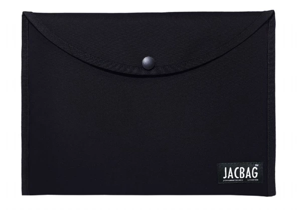 Jacbag Siyah A4 Çıtçıtlı Dosya Defter Tablet ve Evrak Çantası ürün görseli 1