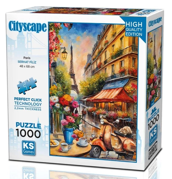 Ks Games 1000 Parça Paris Puzzle - Serhat Filiz ürün görseli 1