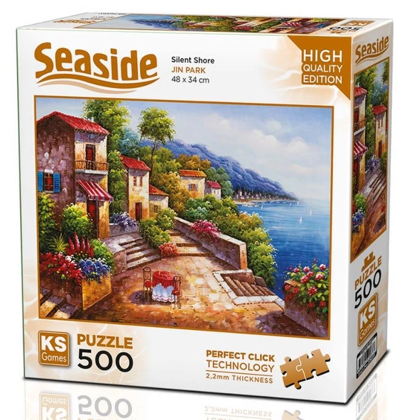 Ks Games 500 Parça Sessiz Kıyı Kasabası Puzzle - Jin Park ürün görseli 1