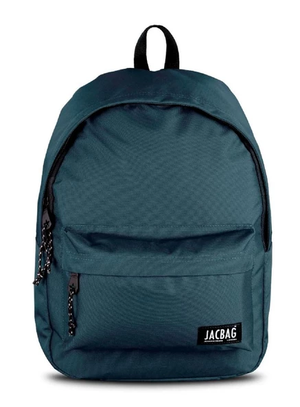 Jacbag Classic İki Bölmeli Gri Okul Günlük Seyahat Sırt Çantası ürün görseli 1