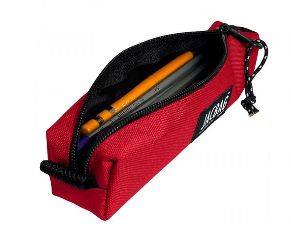 Jacbag Prizma Jac Tek Bölmeli Kırmızı Kız Çocuk Kalemlik ürün görseli 1