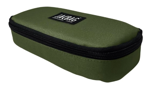 Jacbag Oval Medium Haki Yeşil Erkek Çocuk Kalem Çantası ürün görseli 1