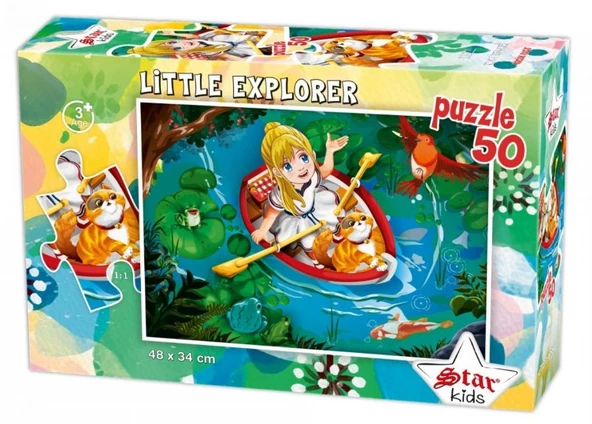 Star Puzzle 50 Parça Küçük Kaşif Çocuk Puzzle ürün görseli 1