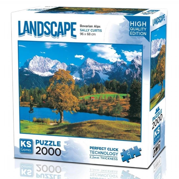 Ks Games 2000 Parça Bavyera Alpleri Puzzle - Sally Curtis ürün görseli 1