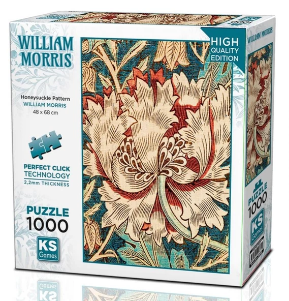 Ks Games 1000 Parça Hanımeli Puzzle - William Morris ürün görseli 1