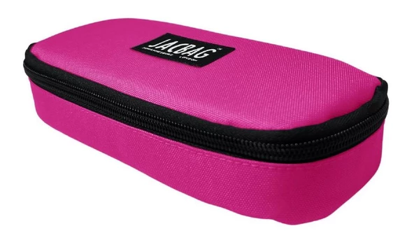 Jacbag Oval Medium Koyu Pembe Kız Çocuk Kalem Çantası ürün görseli 1
