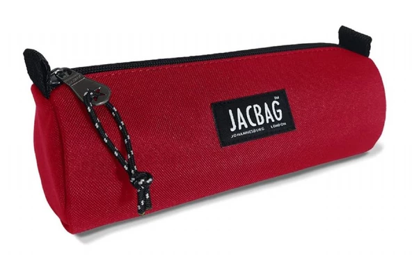 Jacbag Kırmızı Kız Çocuk Tek Gözlü Silindir Kalemlik - Kalem Kutusu ürün görseli 1