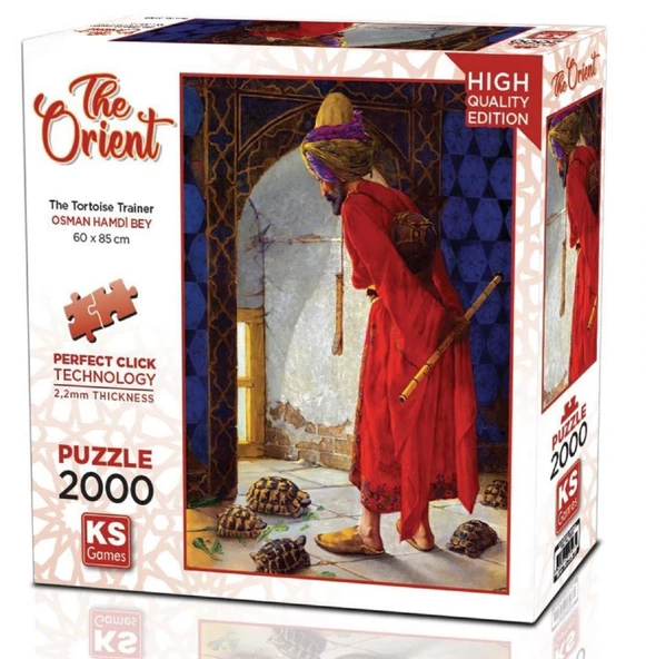 Ks Games 2000 Parça Kaplumbağa Terbiyecisi Puzzle - Osman Hamdi Bey ürün görseli 1