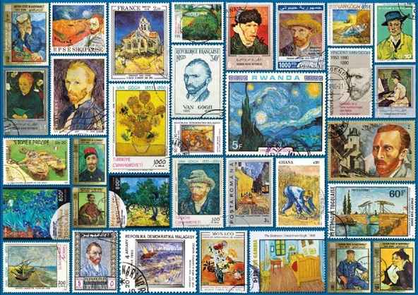Ks Games 1000 Parça Vincent Van Gogh Posta Pulları Puzzle - Ebru Yıldırım ürün görseli 1