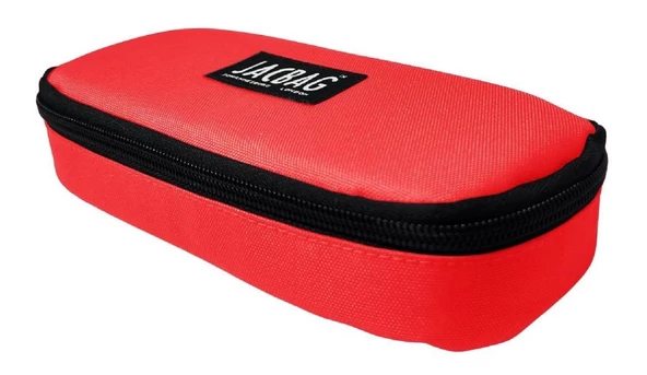 Jacbag Oval Medium Mercan Pembe Kız Çocuk Kalem Çantası ürün görseli 1