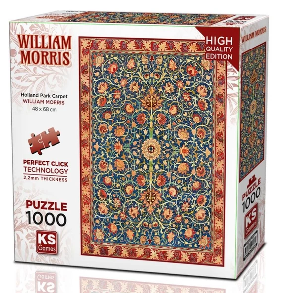 Ks Games 1000 Parça Holland Park Carpet Puzzle - William Morris ürün görseli 1