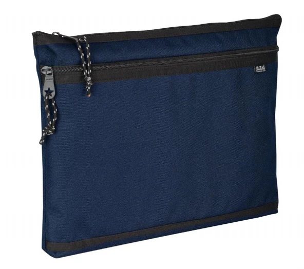 Jacbag Lacivert Erkek A4 Zip Folder İki Bölmeli Dosya ve Evrak Çantası ürün görseli 1