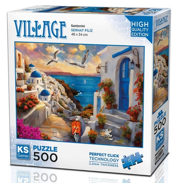 Ks Games 500 Parça Santorini Puzzle - Serhat Filiz ürün görseli 1