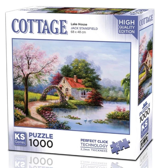 Ks Games 1000 Parça Göl Evi Puzzle - Jack Stansfield ürün görseli 1