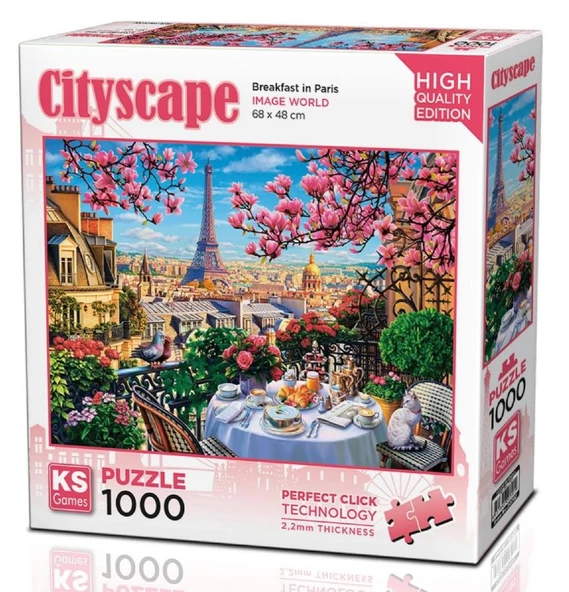 Ks Games 1000 Parça Paris'te Kahvaltı Puzzle ürün görseli 1