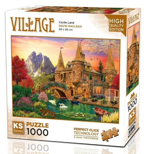 Ks Games 1000 Parça Kale Ülkesi Puzzle - David Maclean ürün görseli 1