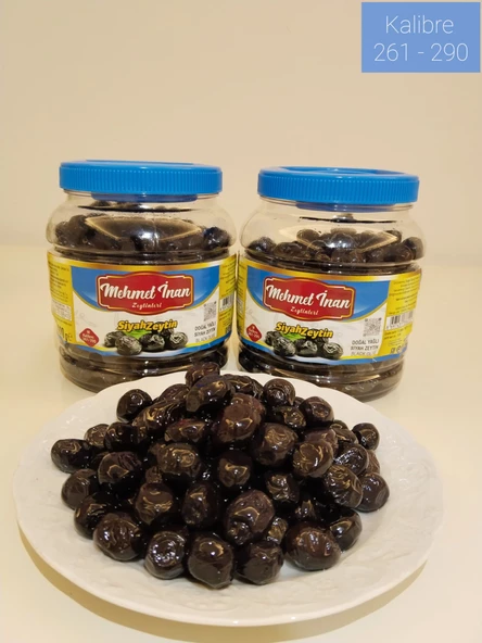 Mehmet İnan Gemlik Sofralık Siyah Zeytin (M) ürün görseli 1