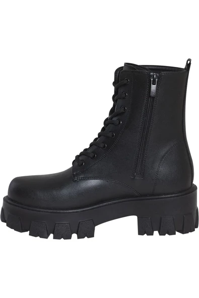 Catwalk Bağcıklı Bot Siyah Kadın - Resim 3