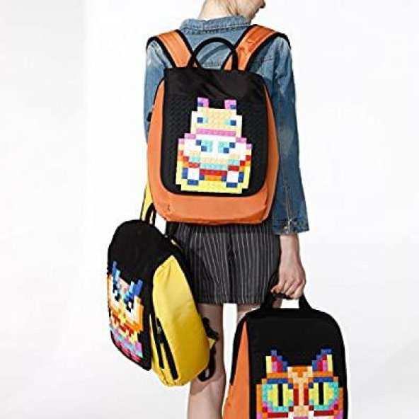 Pixelbags Pikselleri Turuncu P001-E - Resim 2