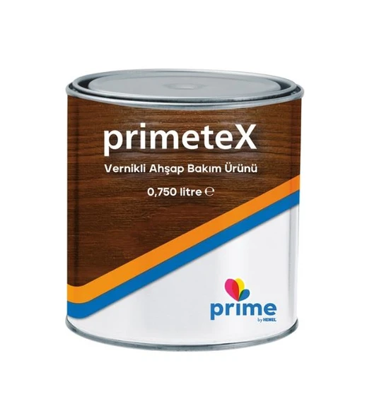 Hemel Primetex Solvent Bazlı Ahşap Vernik  Ceviz 0.75lt ürün görseli 1