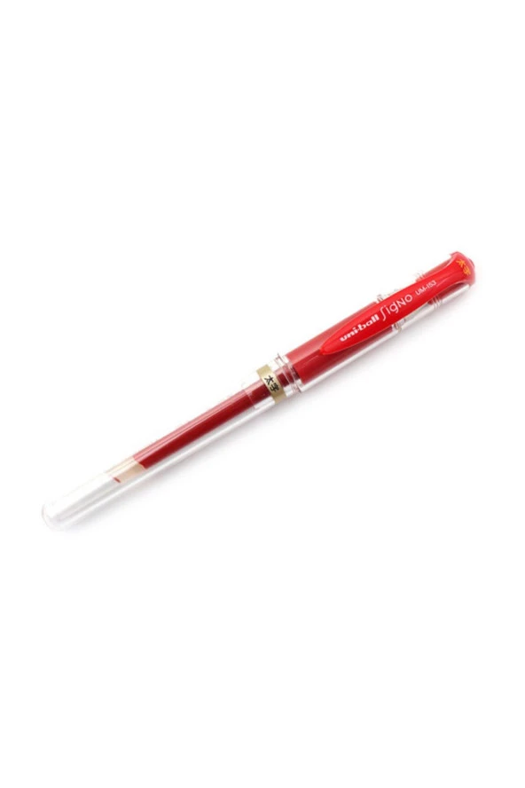 Uni-Ball Roller Kalem Signo Broad Jel Bilye Uç İmza Kalemi 1.0 MM Kırmızı UM-153 (12 Li Paket) ürün görseli 1