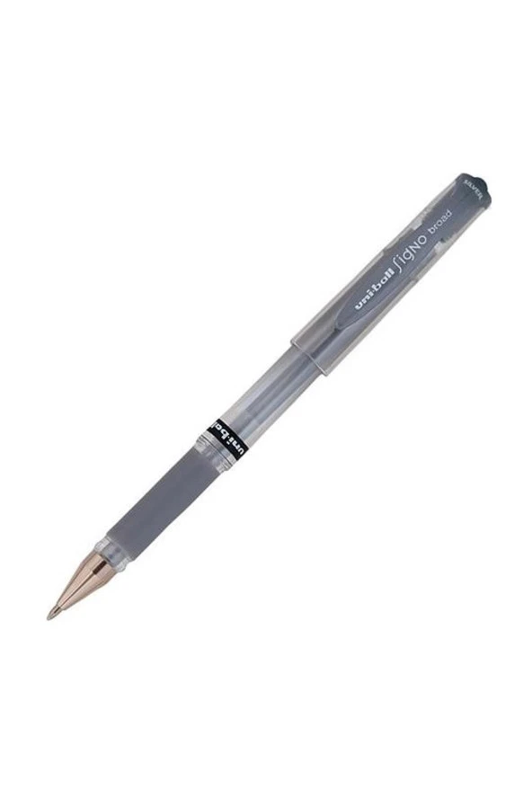 Uni-Ball Roller Kalem Signo Broad Jel Bilye Uç Gümüş Davetiye Kalemi 1.0 MM UM-153 (12 Li Paket) ürün görseli 1