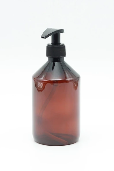 Kahverengi Sabun Şişesi, 500ml Sabun Şişesi, Plastik Sabun Şişesi ürün görseli 1