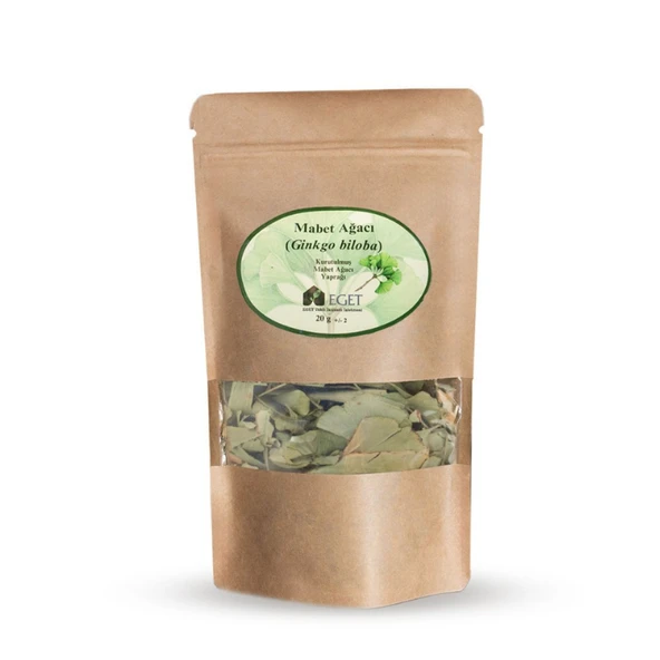 Kurutulmuş Mabet Ağacı (Ginkgo biloba) Yaprağı 20 G ürün görseli 1