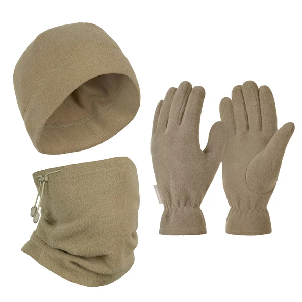 Thermoform Polar Unisex Eldiven Bere Boyunluk Seti Kum ürün görseli 1