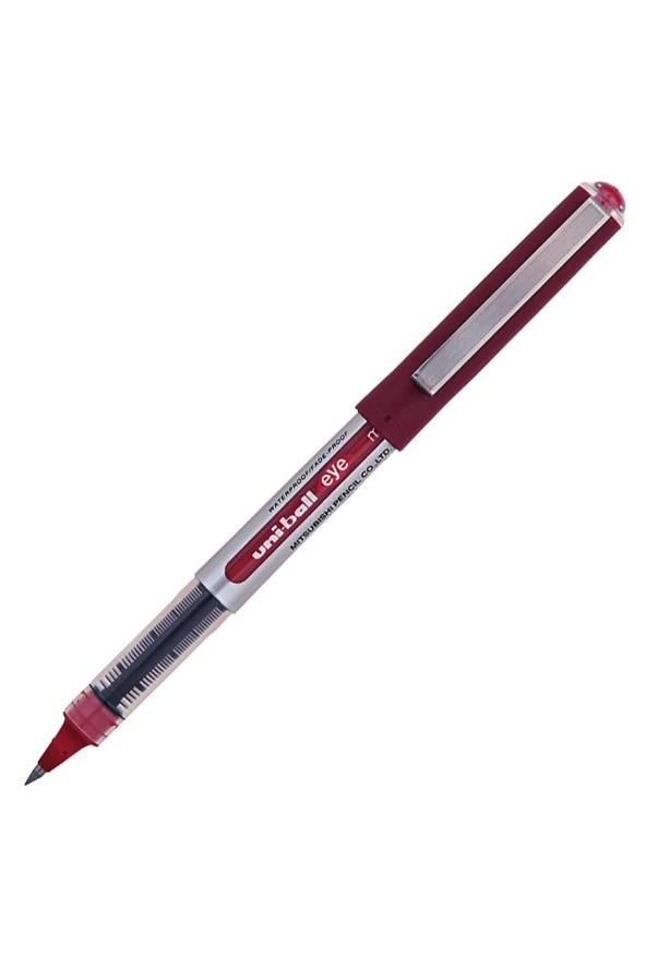 Uni-Ball Roller Kalem Eye Micro Bilye Uç 0.5 MM Kırmızı UB-150 (12 Li Paket) ürün görseli 1
