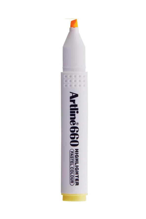 Artline Kesik Uçlu Fosforlu Kalem 1,0-4,0 MM Pastel Sarı (12 Li Paket) ürün görseli 1