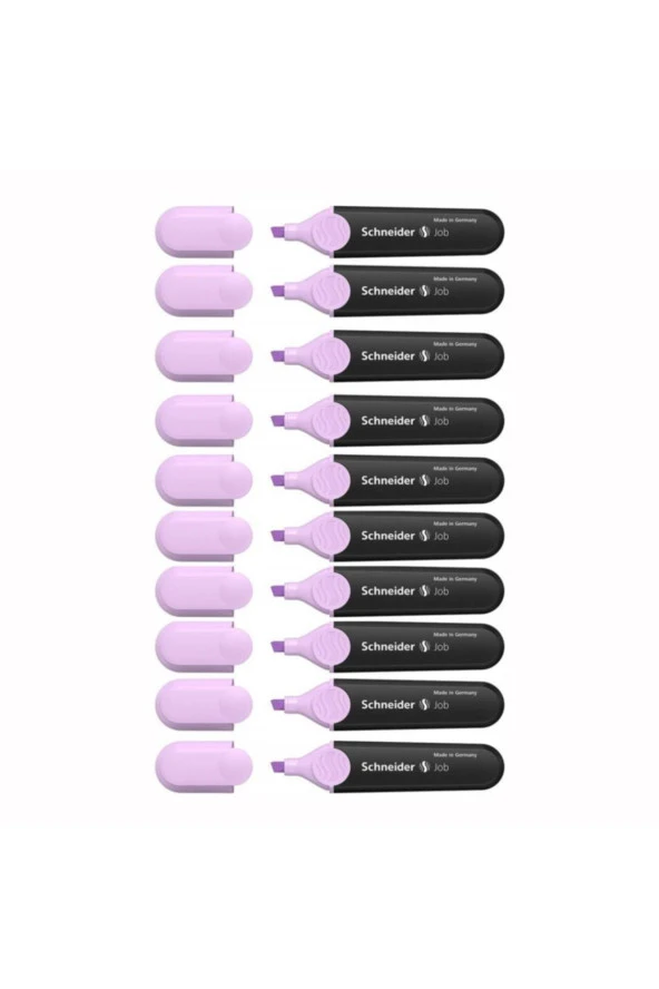Schneider Fosforlu Kalem Job Pastel Lavanta 1-4,5 MM (10 Lu Paket) ürün görseli 1