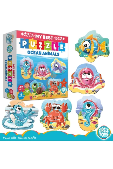 My Best Puzzle Ocean Animals ürün görseli 1