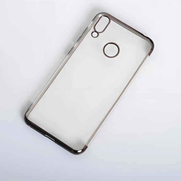 Huawei Honor 8C Kılıf Dört Köşeli Lazer Silikon Kılıf ürün görseli 1