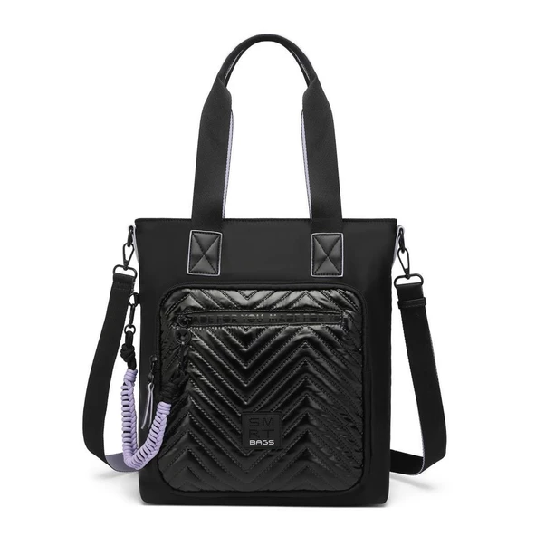 Smart Bags Parlak Kumaş Çapraz Askılı Kadın Omuz Çantası 3248 ürün görseli 1