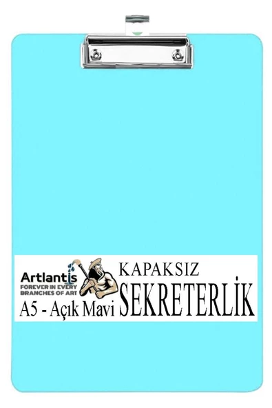 Sekreterlik Kapaksız A5 Küçük Boy 1 Adet Renkli Kapaksız Sekreterlik Klipsli Metal Mekanizmalı 80 Yaprak Kapasiteli Ofis ürün görseli 1