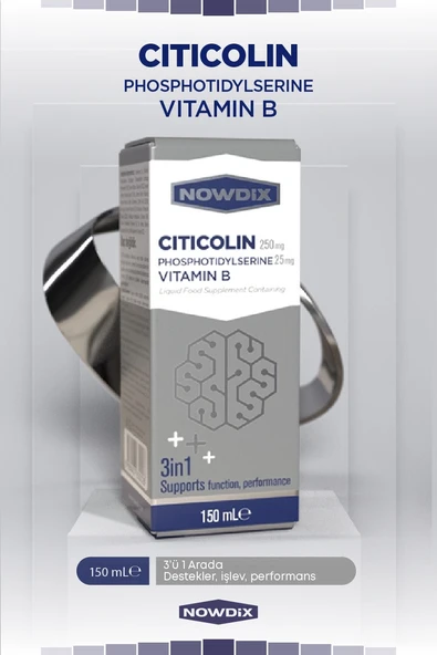 Nowdix Sitikolin Fosfotidilserin 150 ml ürün görseli 1