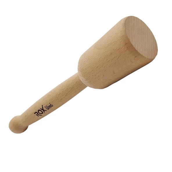 ROX Wood 99012S Dikey Silindir Ahşap Tokmak 230x45mm ürün görseli 1