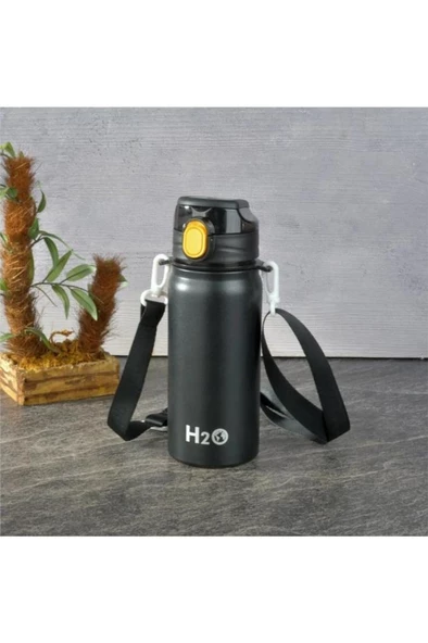 Tohana 600 ML Termsos Matara Siyah H2O76049 H2o ürün görseli 1