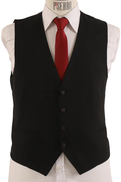 Yelekli Takım Elbise Slim Fit - Resim 7