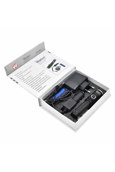 Watton Güçlü Cep Feneri Wt-089 - Resim 5